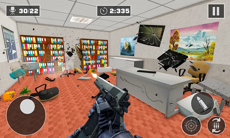 Destroy Office- Relaxing Games - Gameplay image of android game