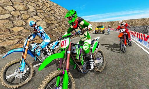 Dirt Bike Racing Games Offline - Gameplay image of android game