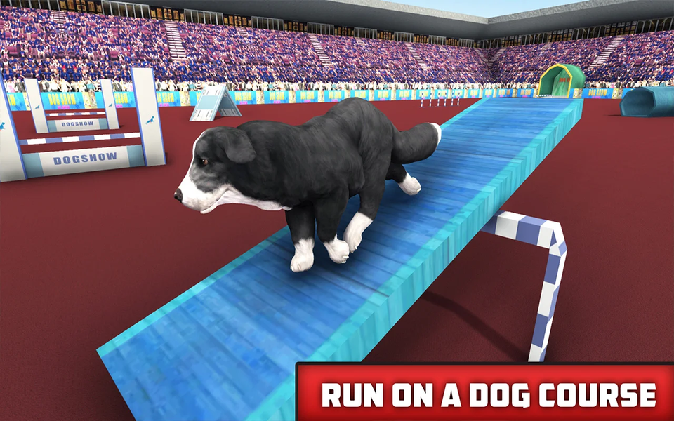 Pet Dog Simulator Dog Games 3D - Gameplay image of android game