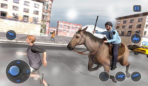 Mounted Horse Cop Chase Arrest - Gameplay image of android game