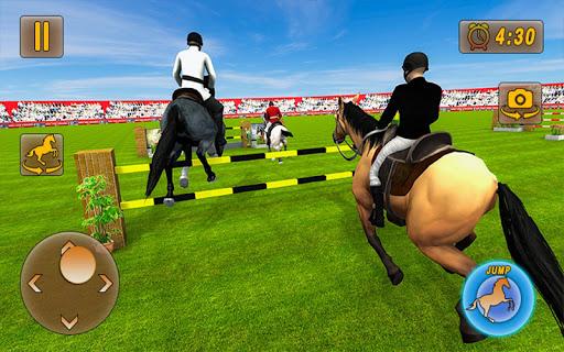 Horse Racing Jump: Horse Games - Gameplay image of android game