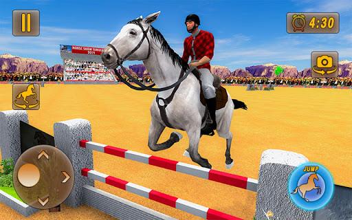 Horse Racing Jump: Horse Games - Gameplay image of android game
