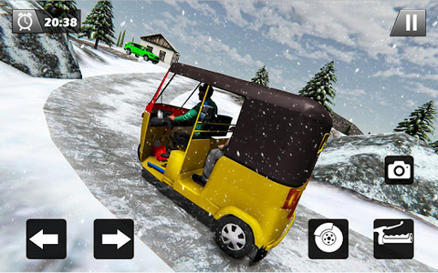 Tuk Tuk Driver Offroad Drive: Transport Passenger - Gameplay image of android game