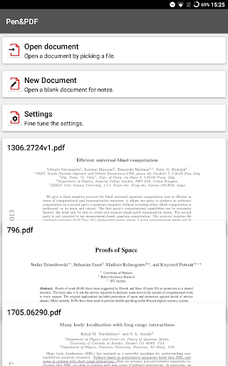 Pen&PDF - عکس برنامه موبایلی اندروید