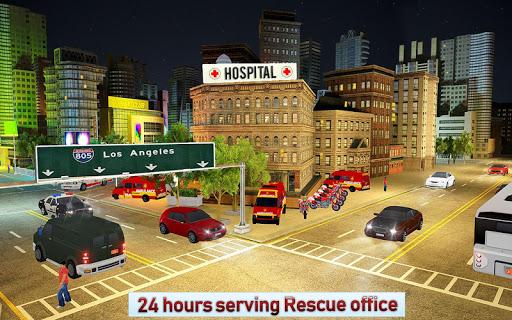 Bike Rescue Driver Ambulance Game - Gameplay image of android game