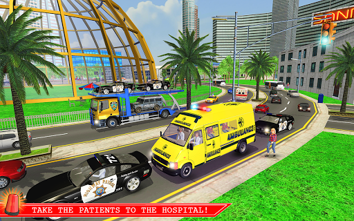 Ambulance Rescue Driver Simulator 2K18 🚑 - Gameplay image of android game