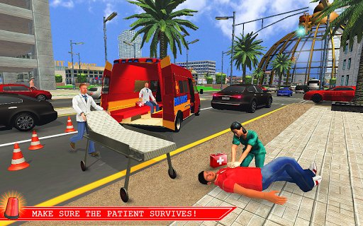 Ambulance Rescue Driver Simulator 2K18 🚑 - عکس بازی موبایلی اندروید