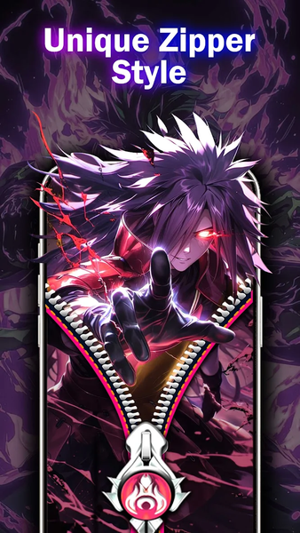 Zipper Lock Screen Wallpaper - عکس برنامه موبایلی اندروید