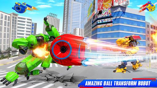 Ball Robot Car Transform Game - Gameplay image of android game