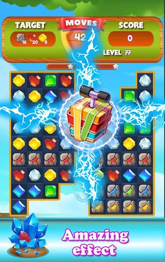 Jewel Island: Match-3 - Gameplay image of android game