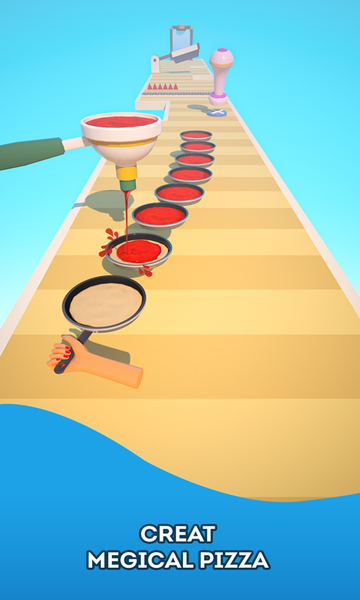 Pizza Game Pop Stack Pizza 3D - Gameplay image of android game