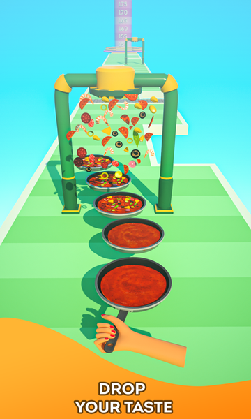 Pizza Game Pop Stack Pizza 3D - Gameplay image of android game