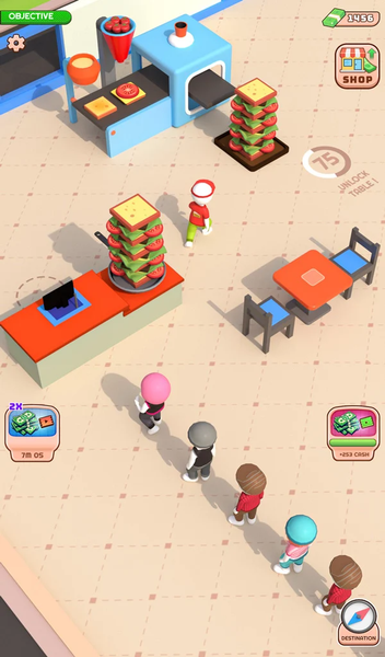 Sandwich Ready : Idle Game - Gameplay image of android game