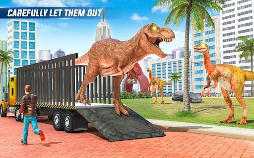 Dino Animal Transporter Truck - عکس بازی موبایلی اندروید