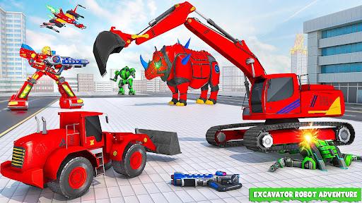 Snow Excavator Robot Car Games - عکس بازی موبایلی اندروید