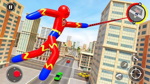 Stickman Rope Superhero Game - عکس بازی موبایلی اندروید