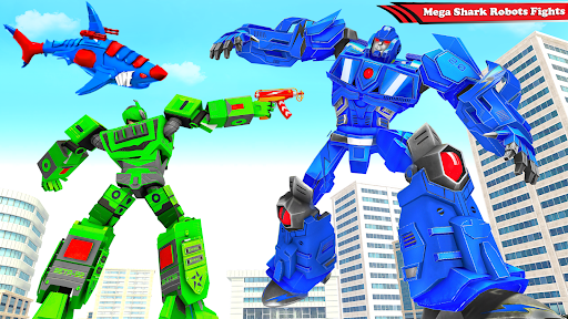 Shark Robot Car Transform Game - عکس بازی موبایلی اندروید