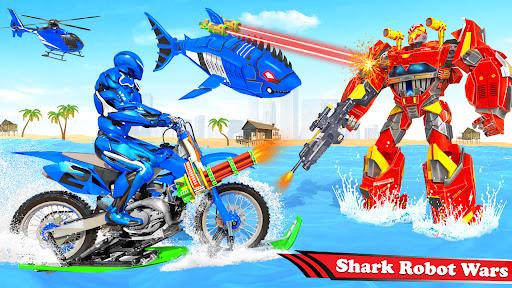 Shark Robot Car Transform Game - عکس بازی موبایلی اندروید
