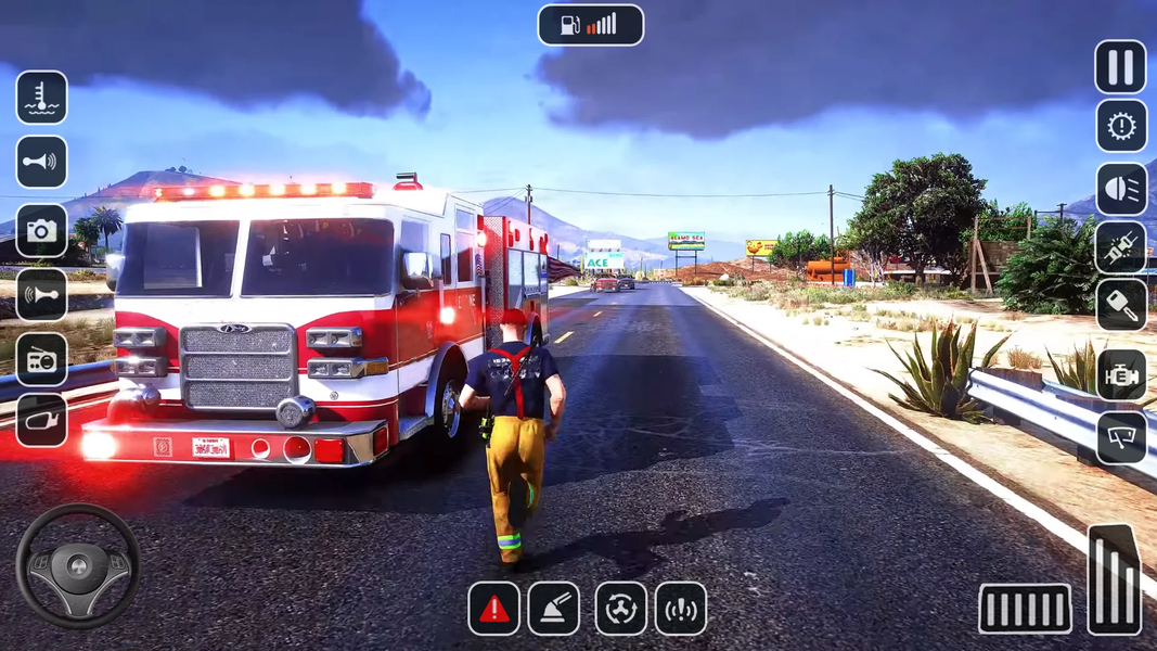 Fire Truck Game:US Firefighter - عکس بازی موبایلی اندروید