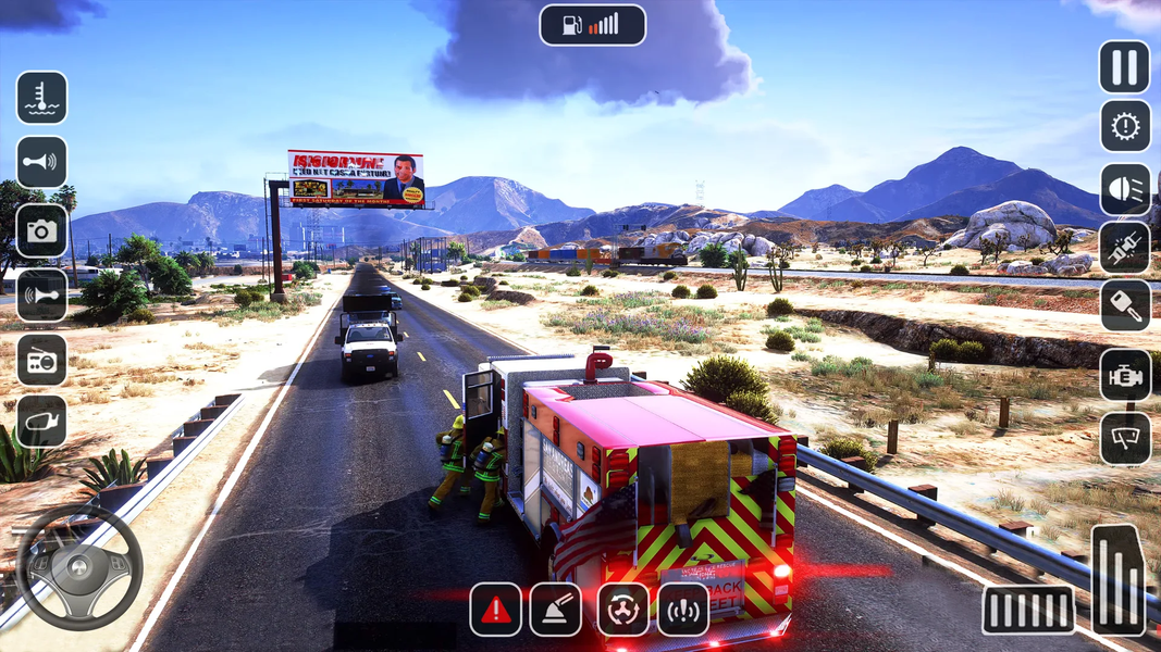 Fire Truck Game:US Firefighter - Gameplay image of android game