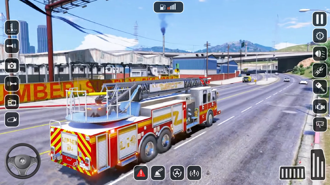 Fire Truck Game:US Firefighter - Gameplay image of android game