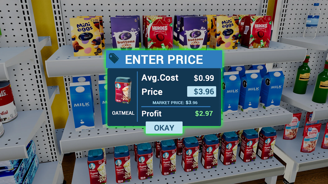 Supermarket Store Game 3D - Gameplay image of android game