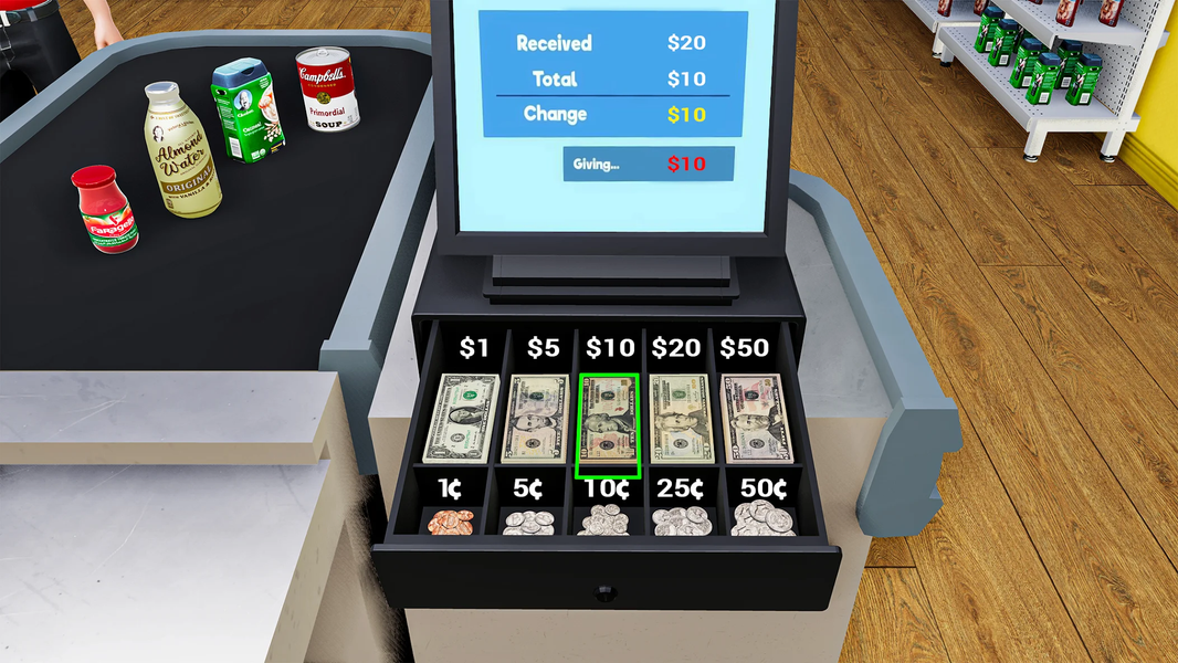 Supermarket Store Game 3D - Gameplay image of android game