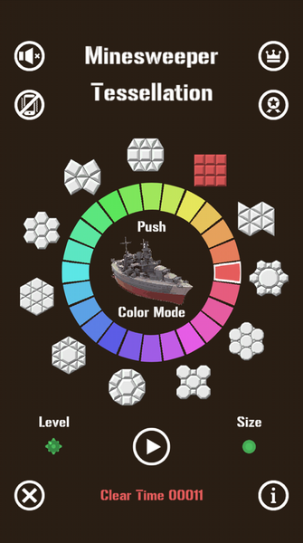 Minesweeper Tessellation - عکس بازی موبایلی اندروید