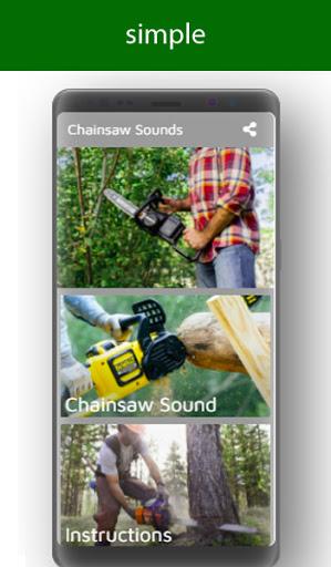 Chain Saw Sounds Free Offline - Image screenshot of android app