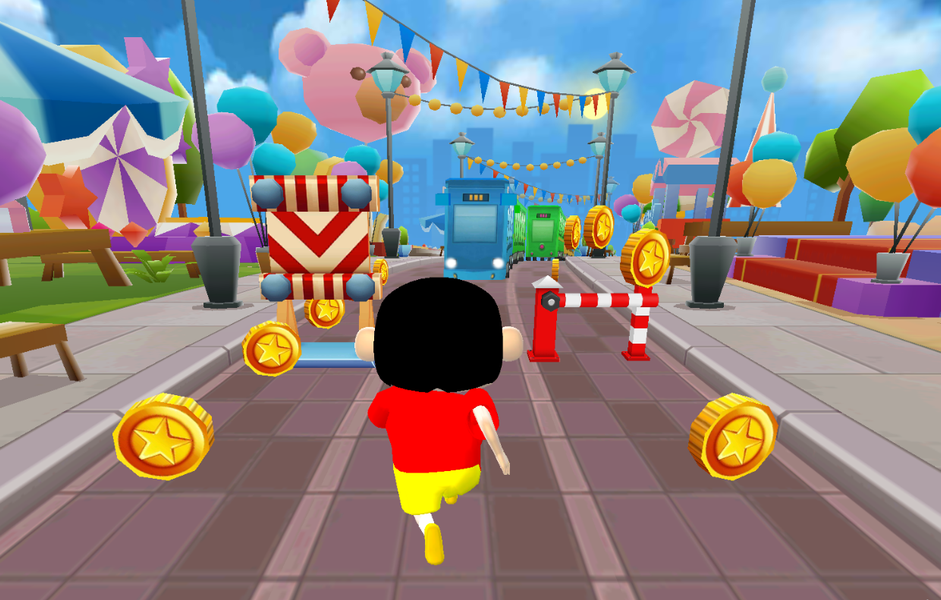 Shinchan 3D Challenge - Gameplay image of android game