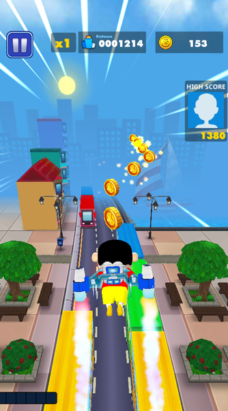 Shinchan 3D Challenge - Gameplay image of android game