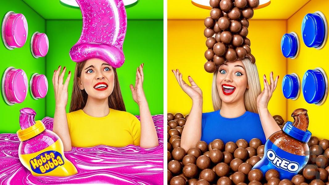 چالش خنده دار رقابت غذایی (بدون نت) - Image screenshot of android app