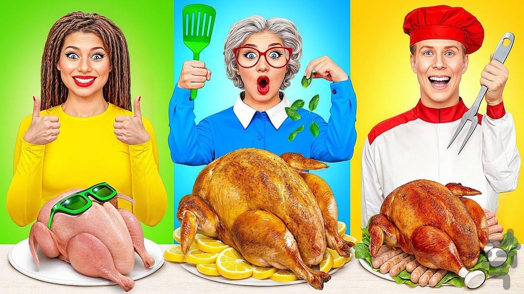 چالش خنده دار رقابت غذایی (بدون نت) - Image screenshot of android app