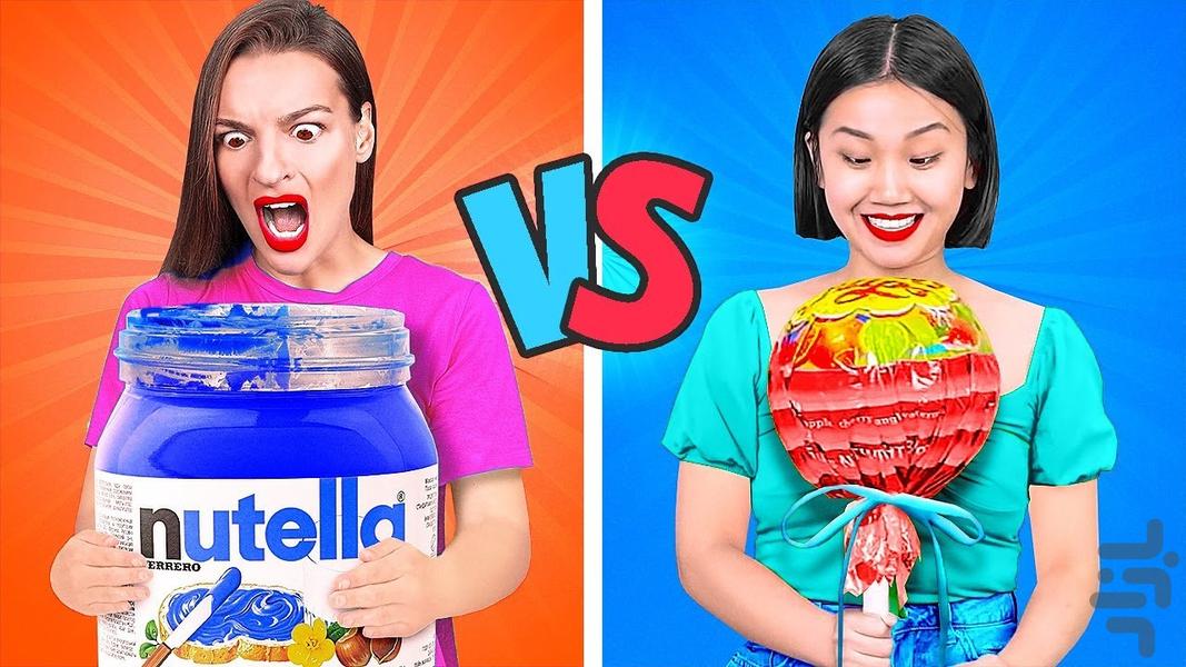 چالش خنده دار غذایی دزدکی (بدون نت) - عکس برنامه موبایلی اندروید