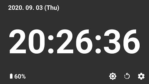 Digital Table Clock - عکس برنامه موبایلی اندروید