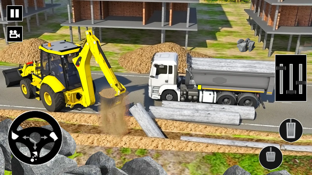 Real City Construction Games - Gameplay image of android game