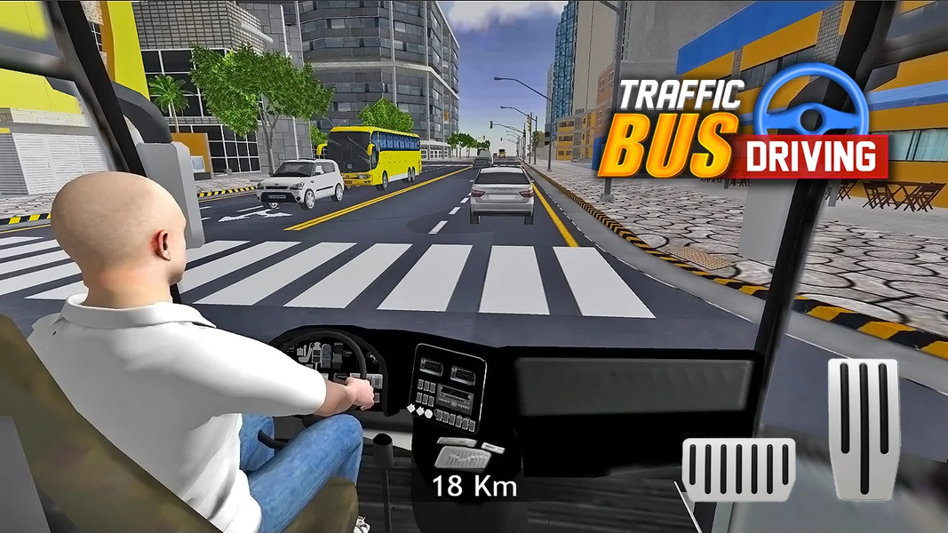 Traffic And Bus Driving 2022 - Gameplay image of android game