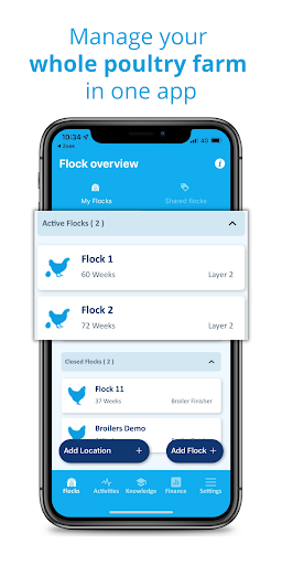۱۲۳POULTRY - Farm Manager - عکس برنامه موبایلی اندروید