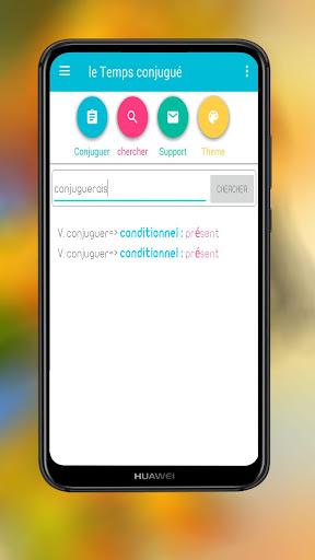 Le Conjugueur français : la conjugaison des verbes - عکس برنامه موبایلی اندروید