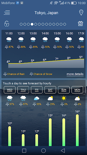 Weather forecast - Image screenshot of android app