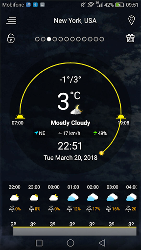هواشناسی - Weather forecast - Image screenshot of android app