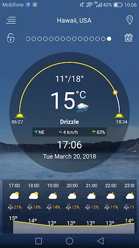 Weather forecast - Image screenshot of android app