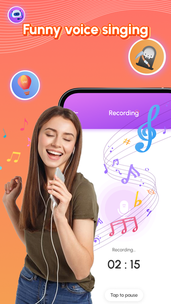 Voice Changer - Sound Effects - عکس برنامه موبایلی اندروید