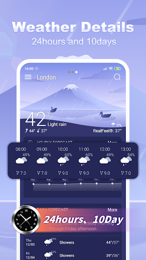 Weather Live - Widgets & Radar - عکس برنامه موبایلی اندروید