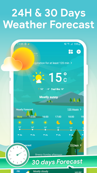 Weather Forecast - Live Radar - عکس برنامه موبایلی اندروید