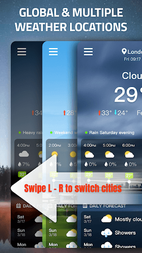 Weather App - Weather Forecast - عکس برنامه موبایلی اندروید