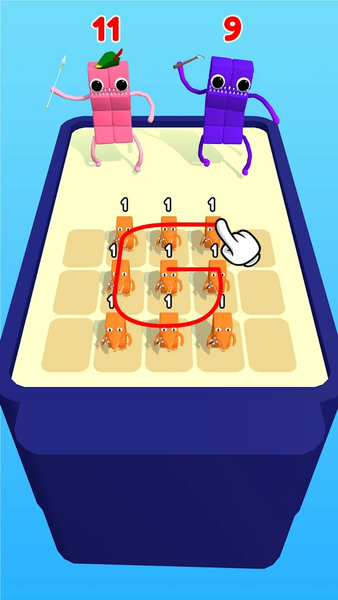 Merge Cube Number: Color Block - عکس بازی موبایلی اندروید