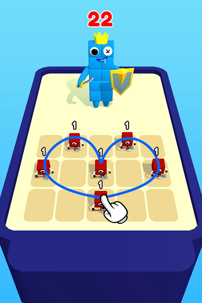 Merge Cube Number: Color Block - عکس بازی موبایلی اندروید