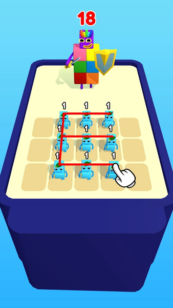 Merge Cube Number: Color Block - عکس بازی موبایلی اندروید