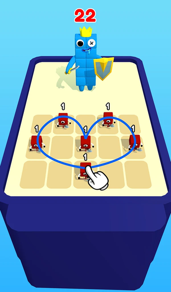 Merge Cube Number: Color Block - عکس بازی موبایلی اندروید